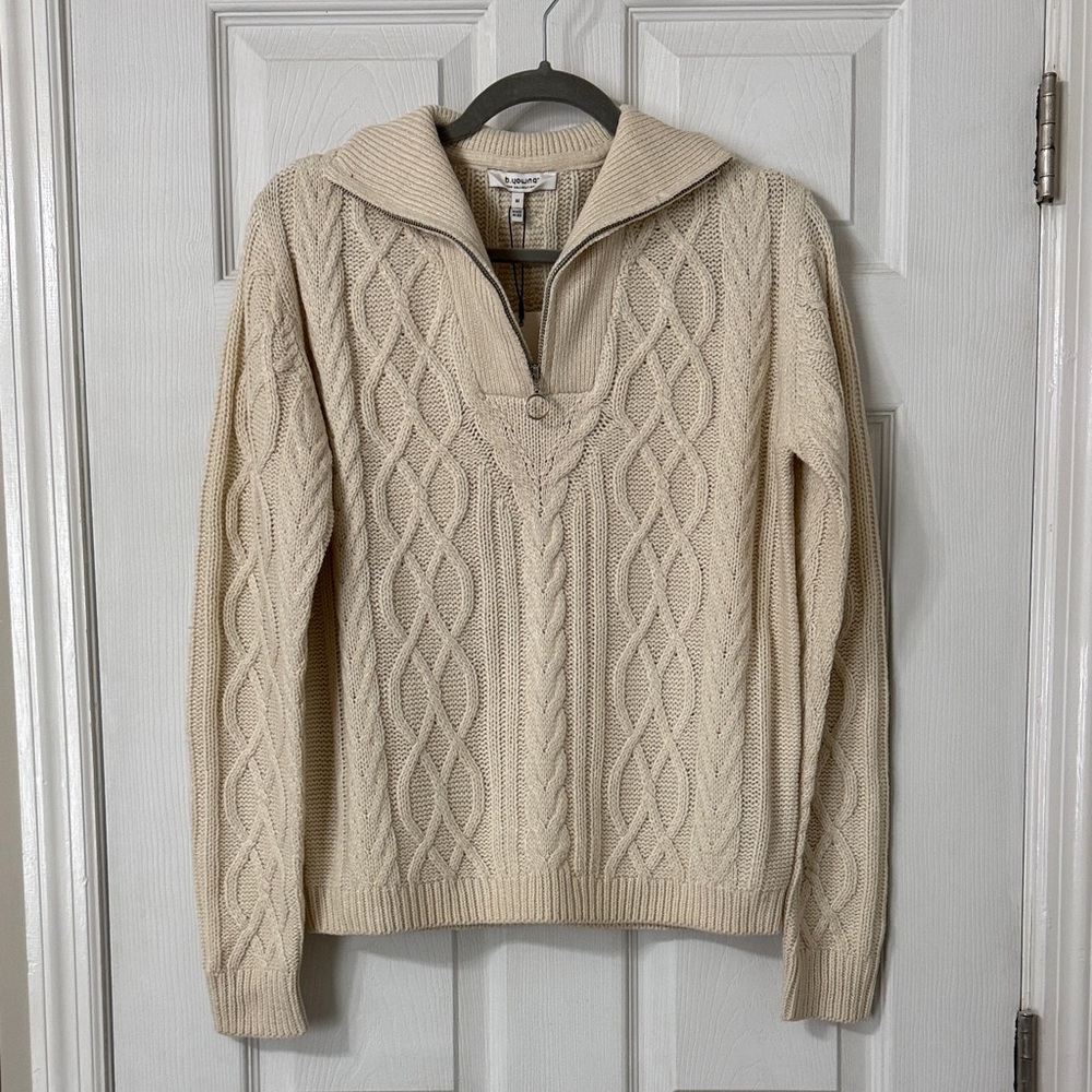 Tea Collection Cream Knit Sweater